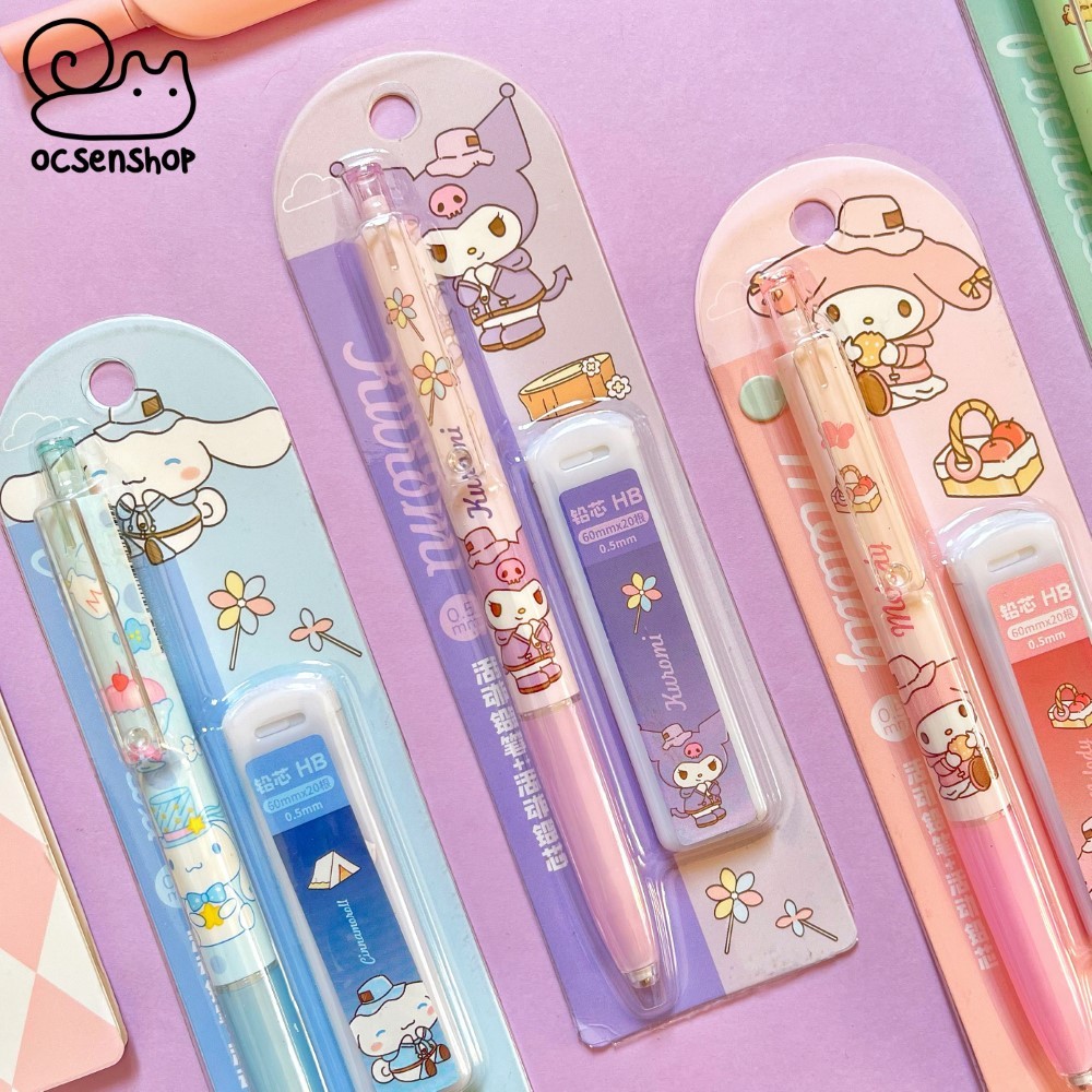 Set bút chì kim + ngòi Sanrio