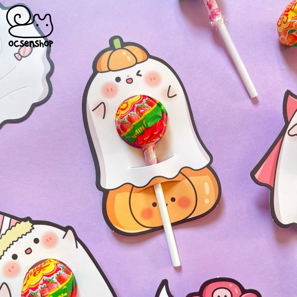 Set tấm nhét kẹo Halloween (5c)