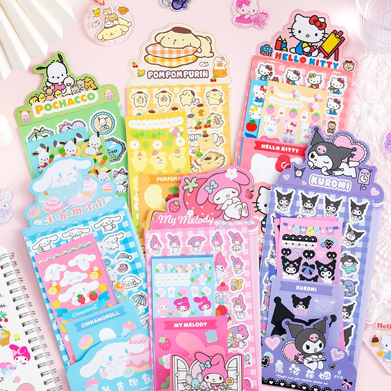 Set sticker Sanrio (6 tấm)