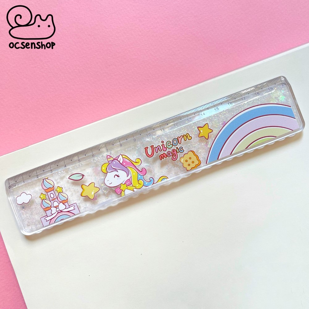 Thước kẻ Unicorn magic (20cm)