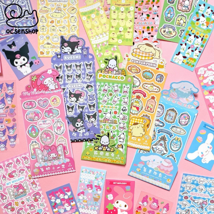 Set sticker Sanrio (6 tam)