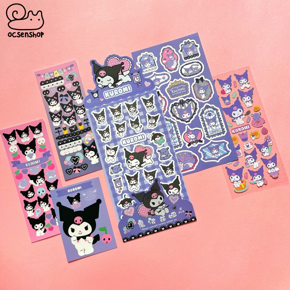 Set sticker Sanrio (6 tấm)