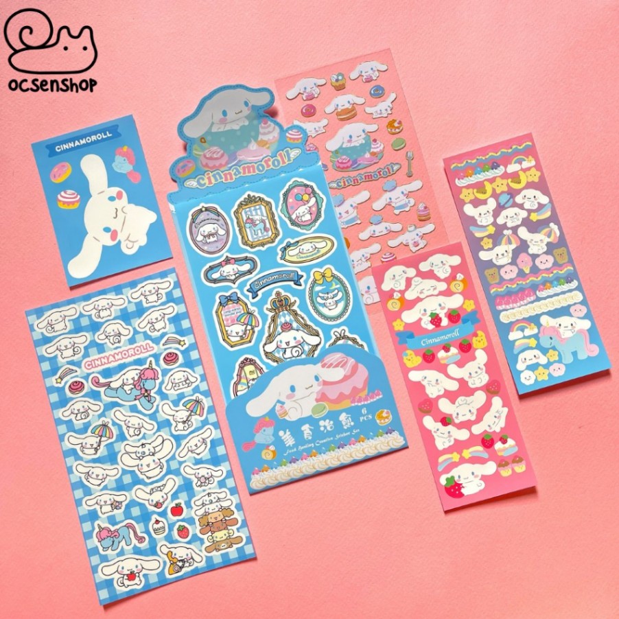 Set sticker Sanrio (6 tấm)