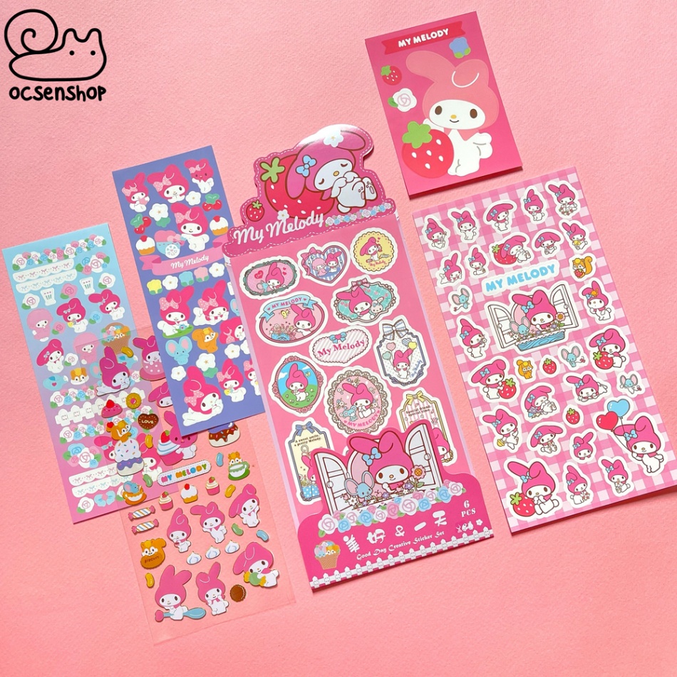 Set sticker Sanrio (6 tấm)