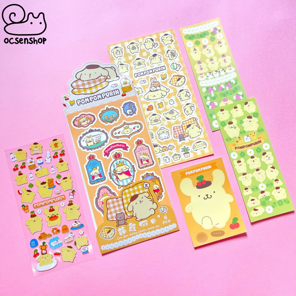 Set sticker Sanrio (6 tấm)