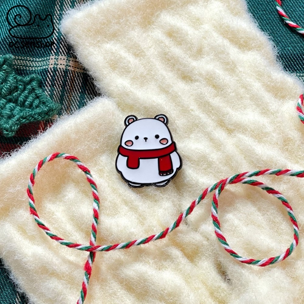 Pin cài áo Noel cartoon