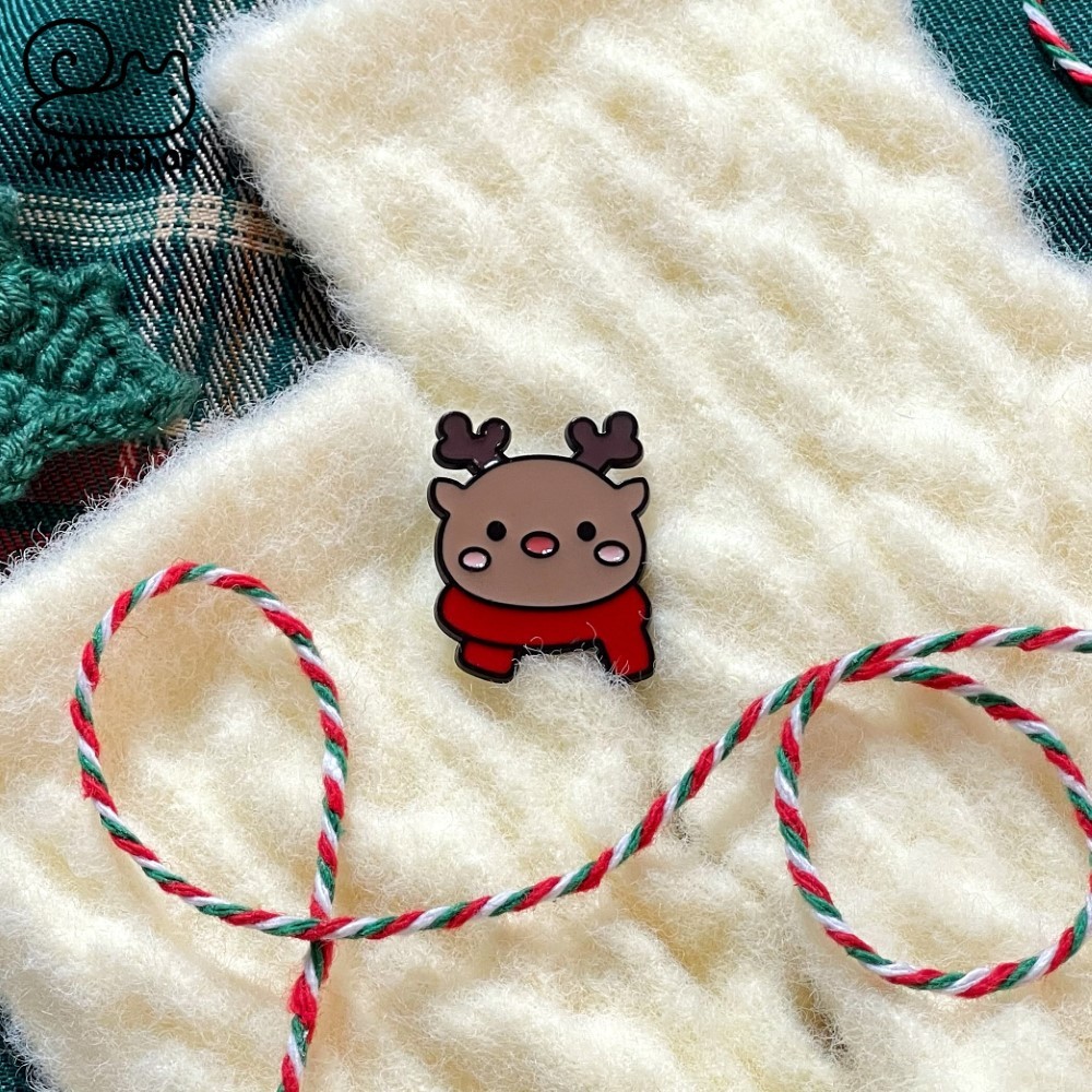 Pin cài áo Noel cartoon