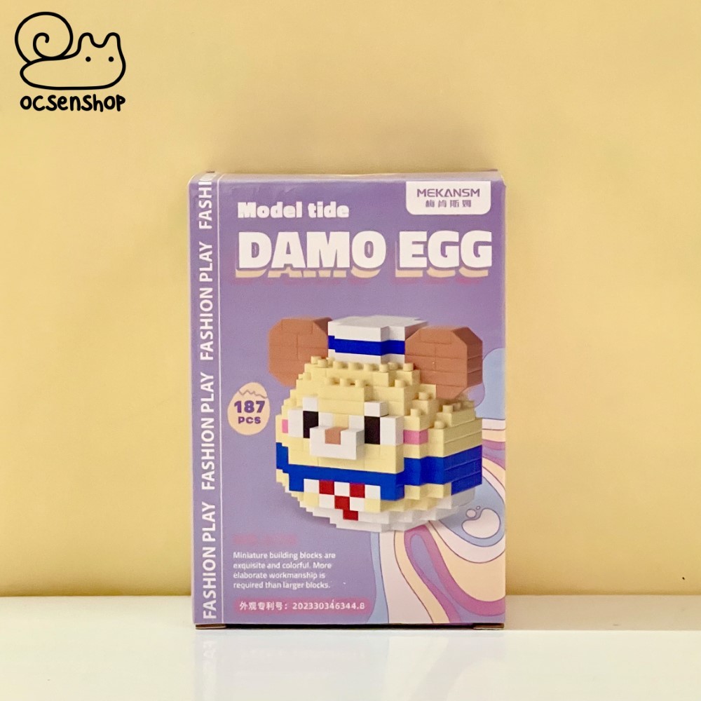 Bộ xếp hình Damo Egg