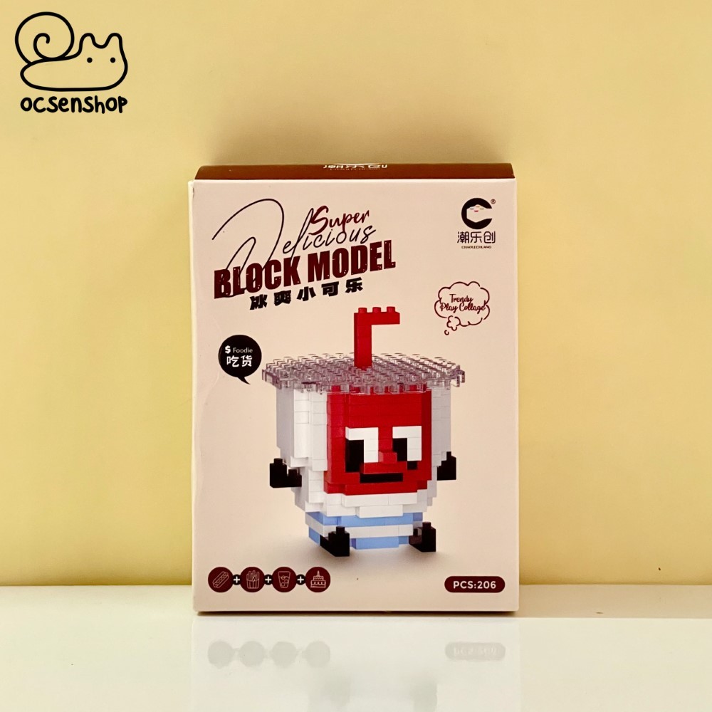 Bộ xếp hình Block Model Đồ ăn