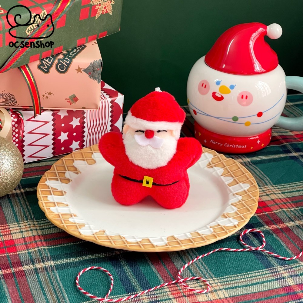 Móc khóa bông Noel (10cm)