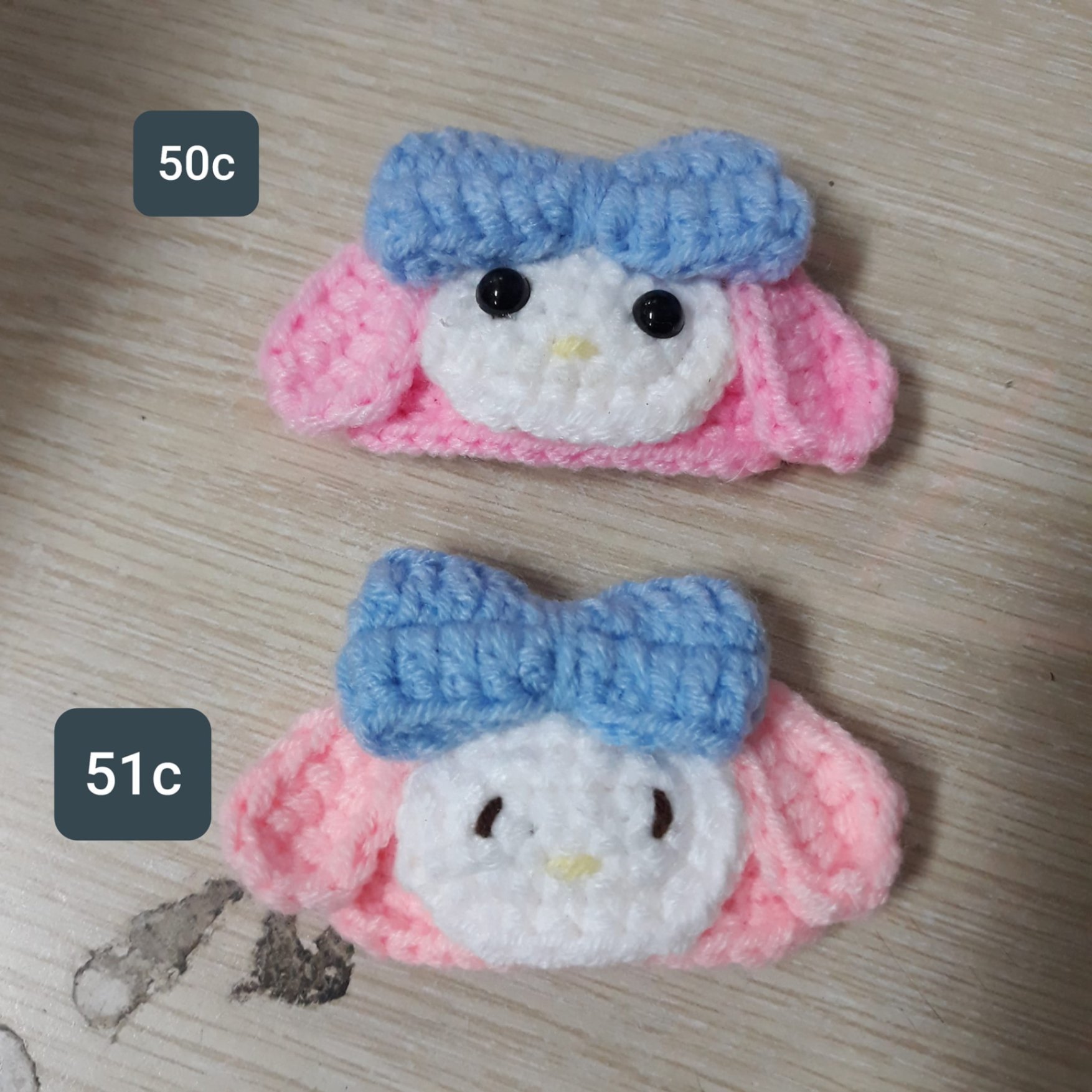 Kẹp tóc len Sanrio