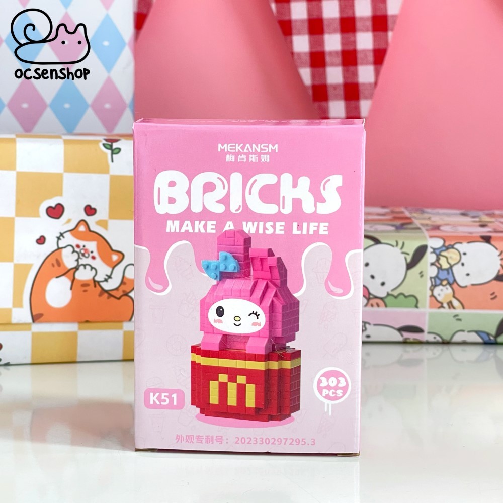 Bộ xếp hình Bricks Sanrio