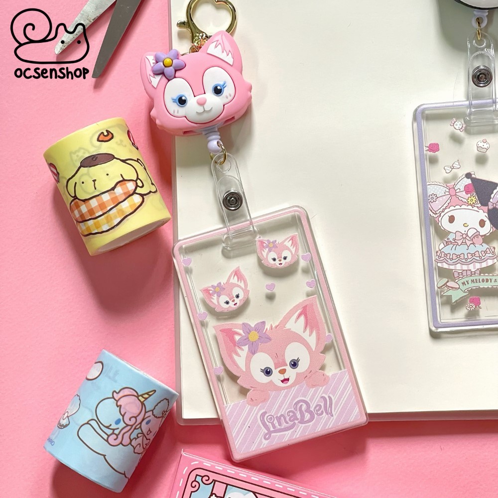Card holder trong dây rút Cartoon