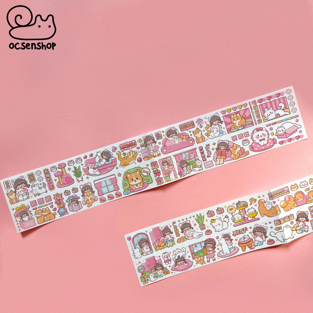 Sticker bảng nhỡ Em bé (9x25cm)