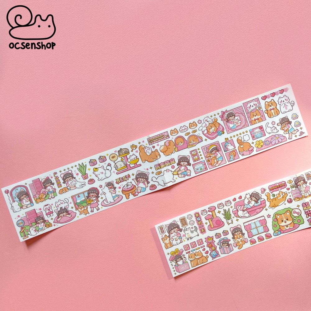 Sticker bảng nhỡ Em bé (9x25cm)