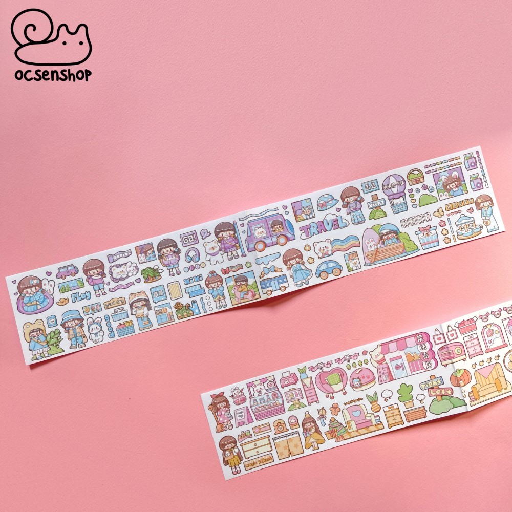 Sticker bảng nhỡ Em bé (9x25cm)