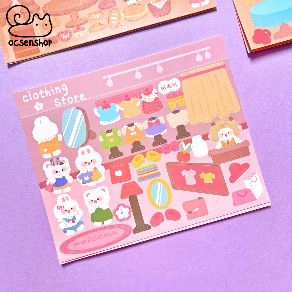 Sticker Động vật daily (16x12.9cm)