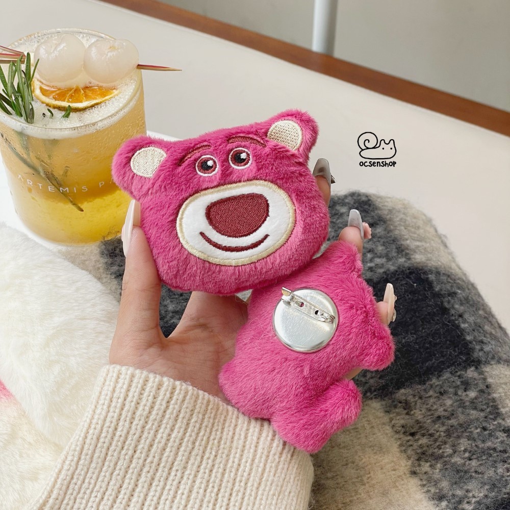 Pin Lotso Pin cài áo bông Lotso