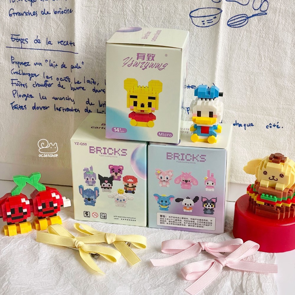 Bộ xếp hình blind box Cartoon