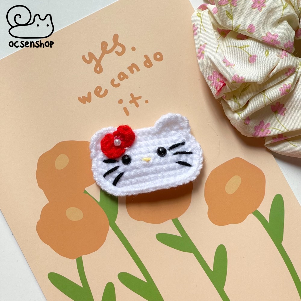 Kẹp tóc len Sanrio