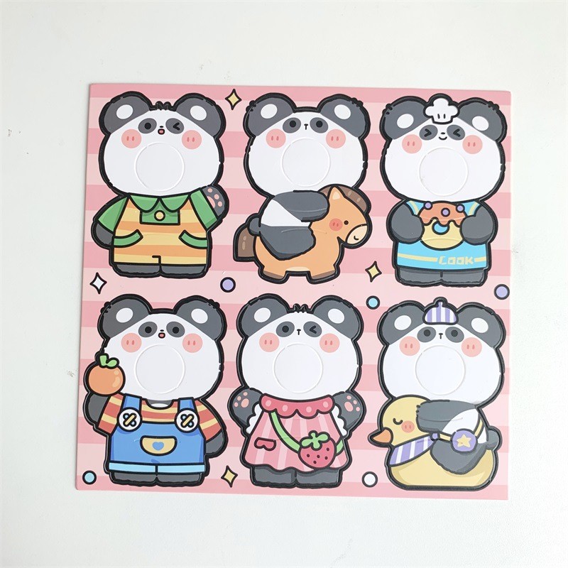 Set tấm nhét kẹo Panda (5c)