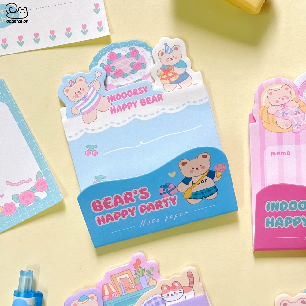 Set note Happy Bear (36 tờ)