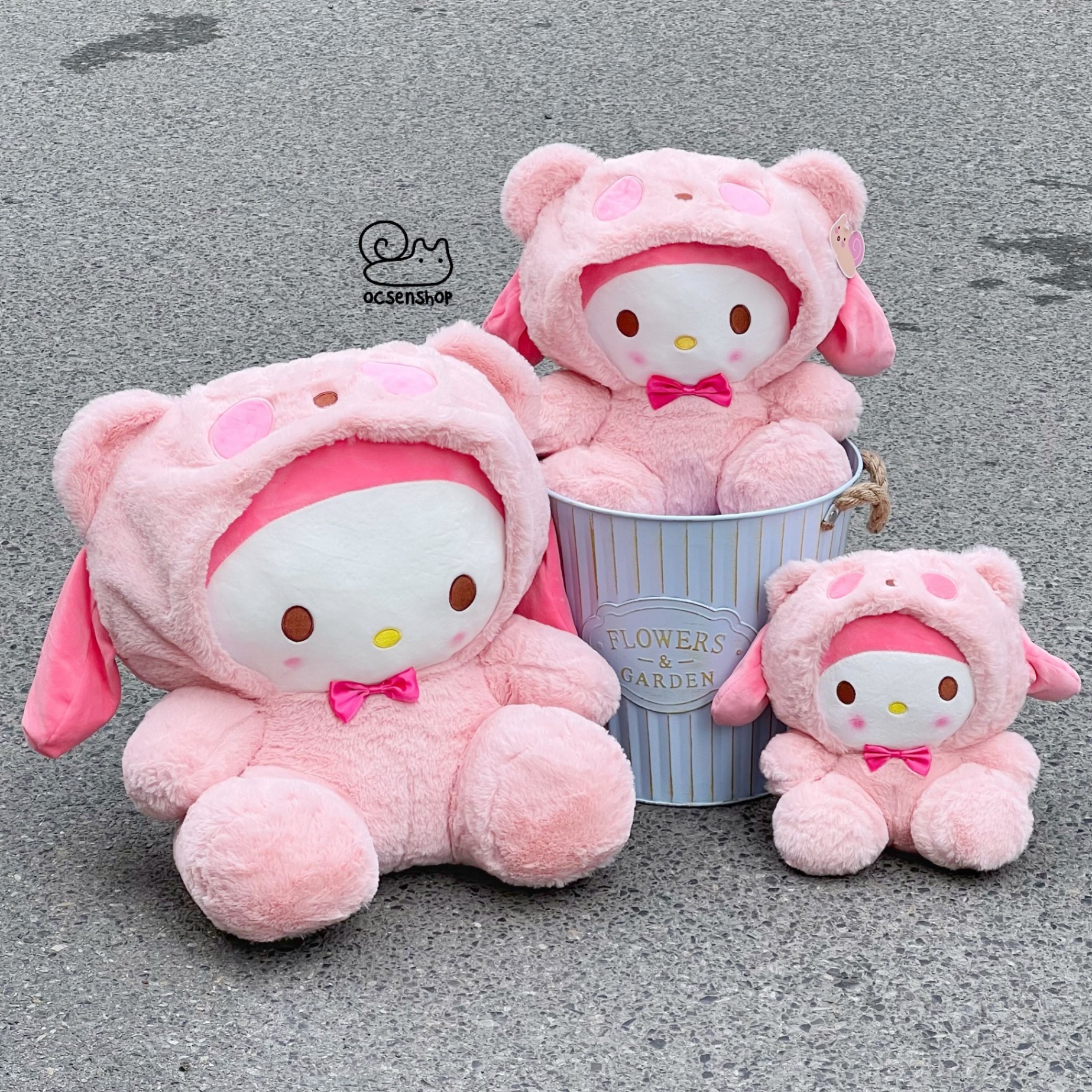 Sanrio bông cosplay gấu