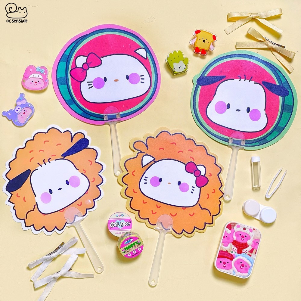 Quạt cầm tay Sanrio