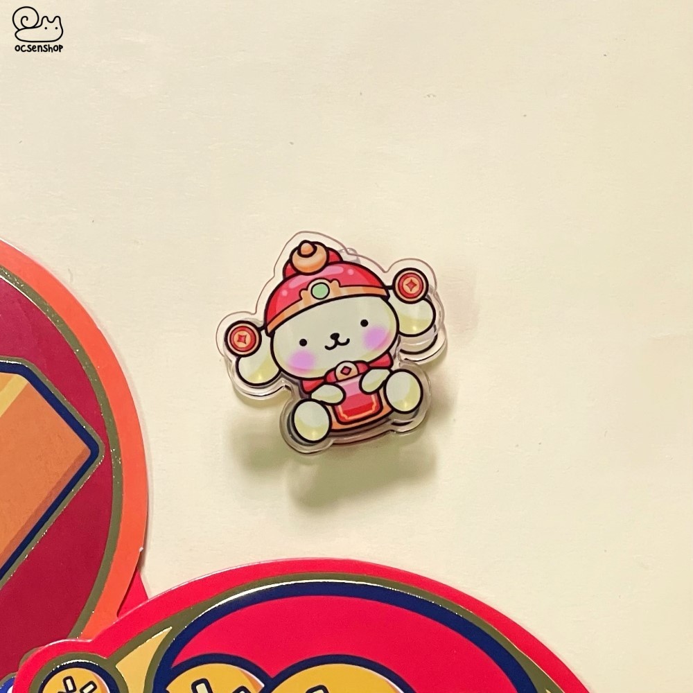 Kẹp nhựa Sanrio Tết