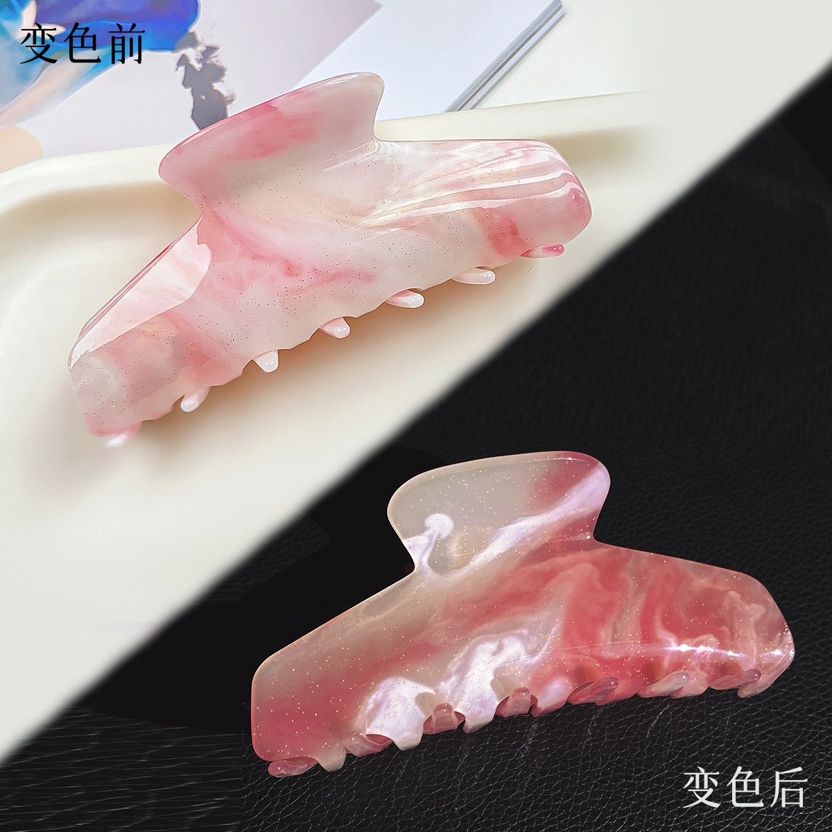 Kẹp càng cua marble đổi màu (11cm)