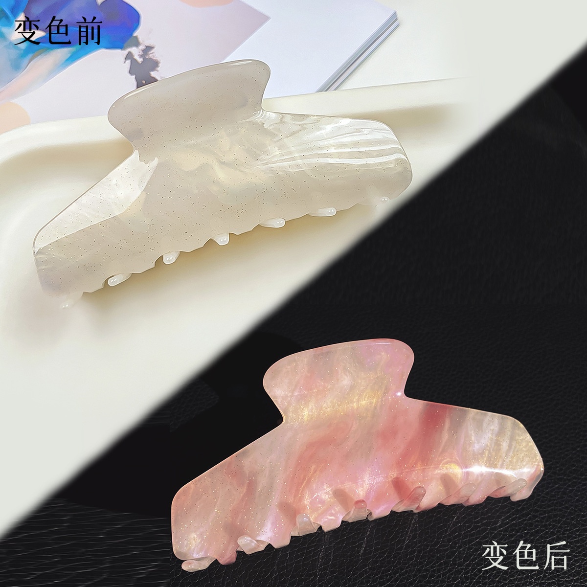 Kẹp càng cua marble đổi màu (11cm)