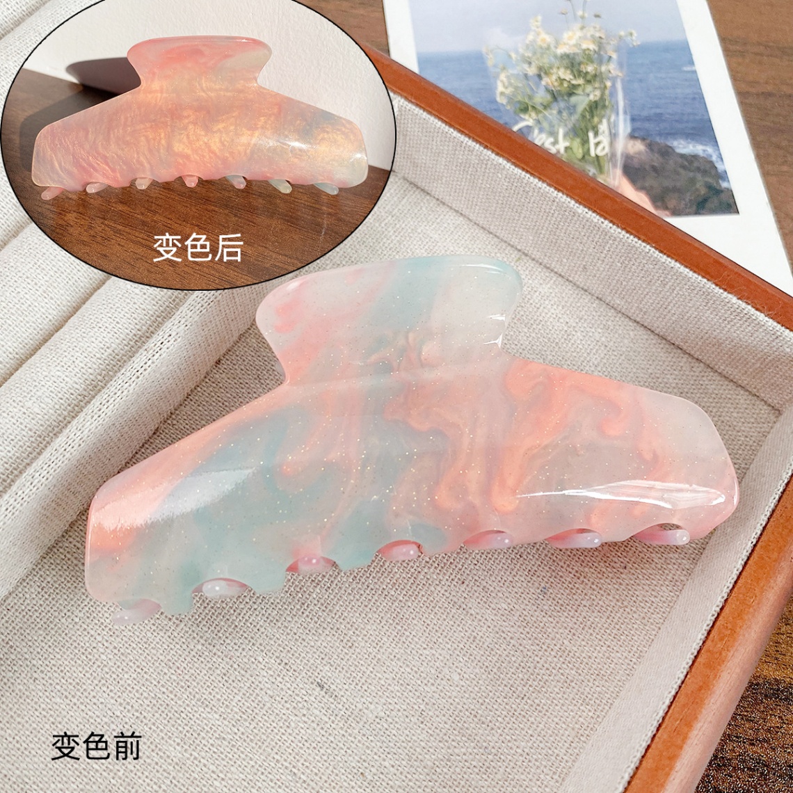 Kẹp càng cua marble đổi màu (11cm)