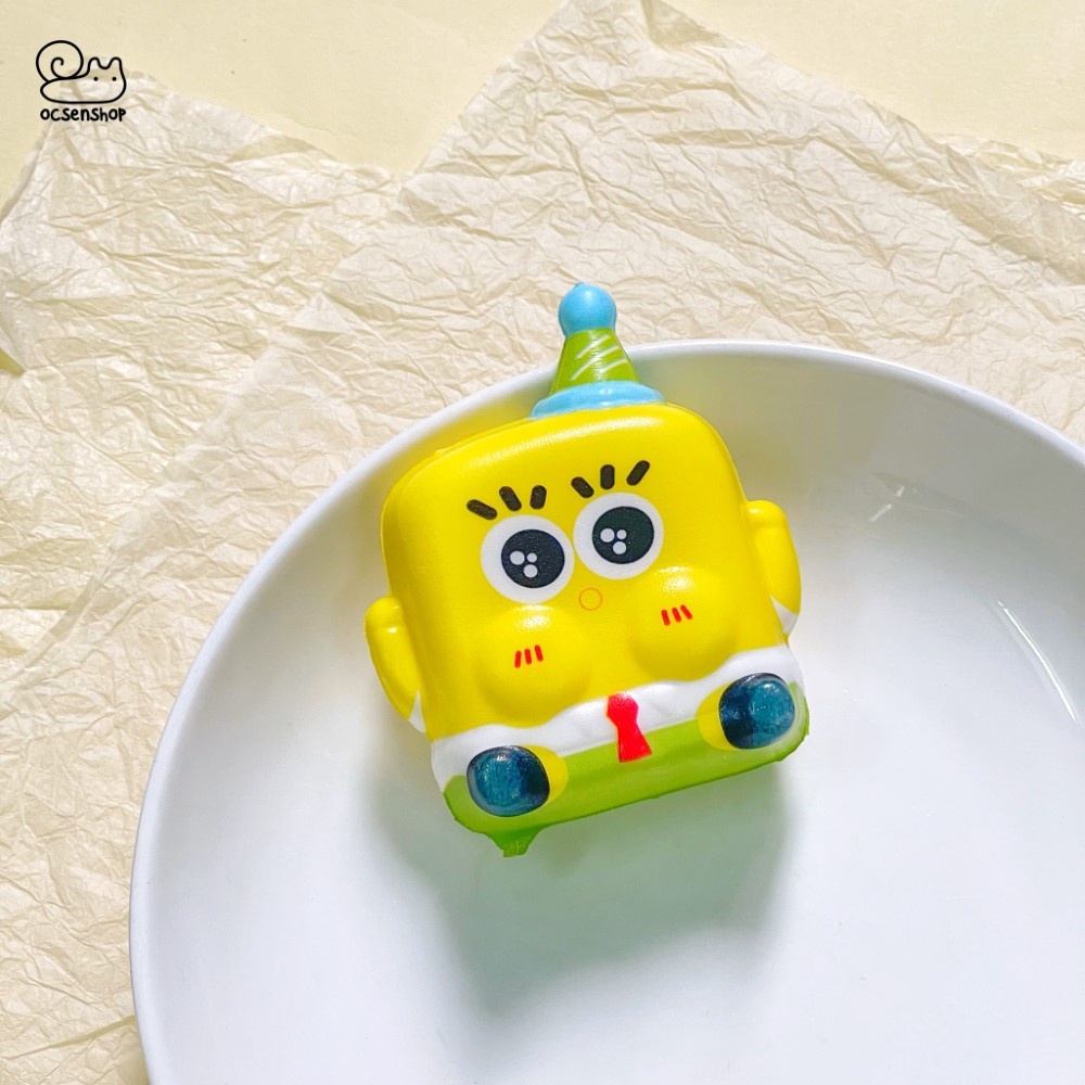 Squishy Spongebob đội mũ