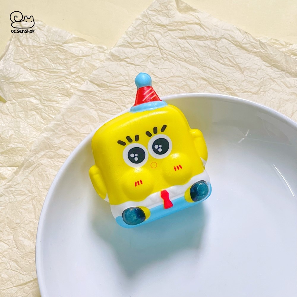 Squishy Spongebob đội mũ