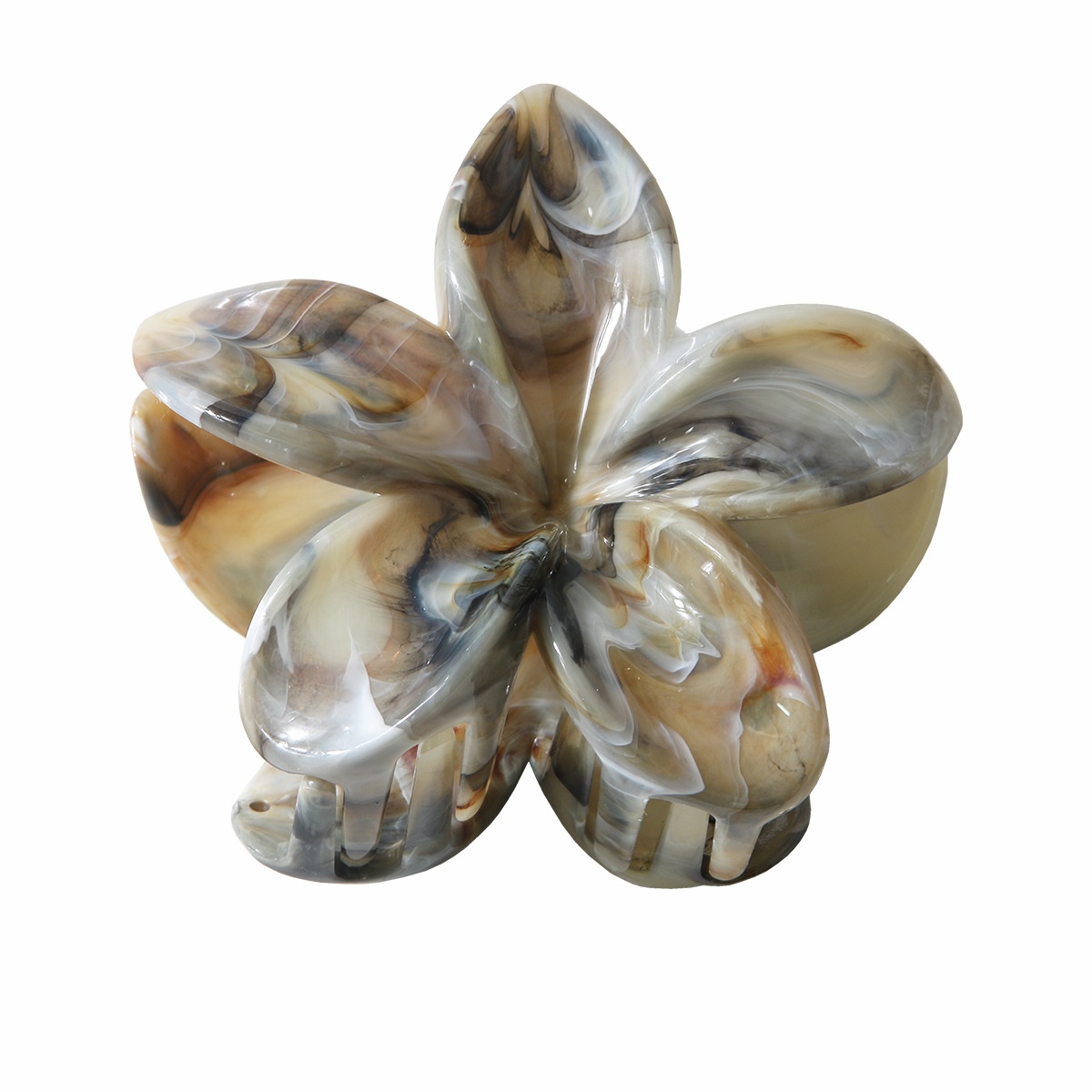 Kẹp càng cua hoa sứ Marble (8cm)
