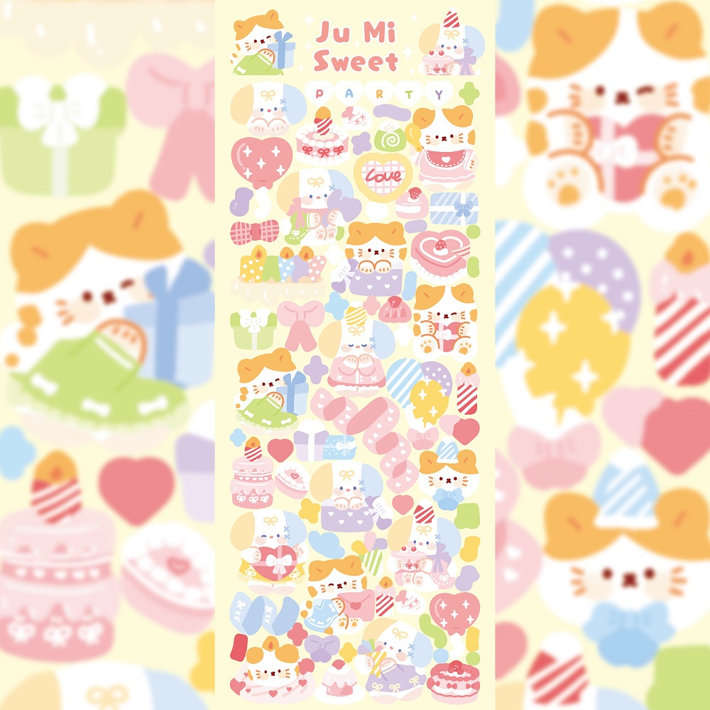 Sticker Ju Mi Sweet (7x19cm)