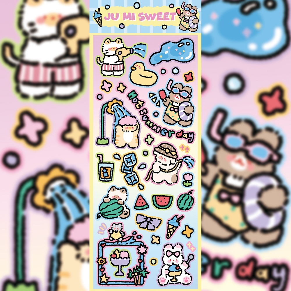 Sticker Ju Mi Sweet (7x19cm)