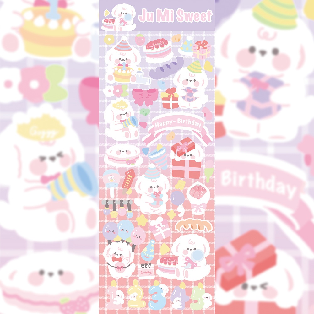 Sticker Ju Mi Sweet (7x19cm)