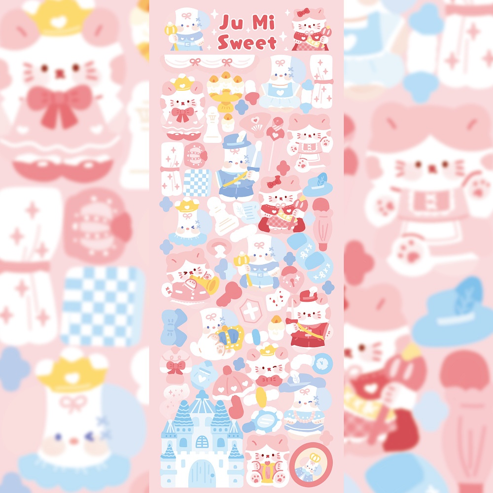 Sticker Ju Mi Sweet (7x19cm)