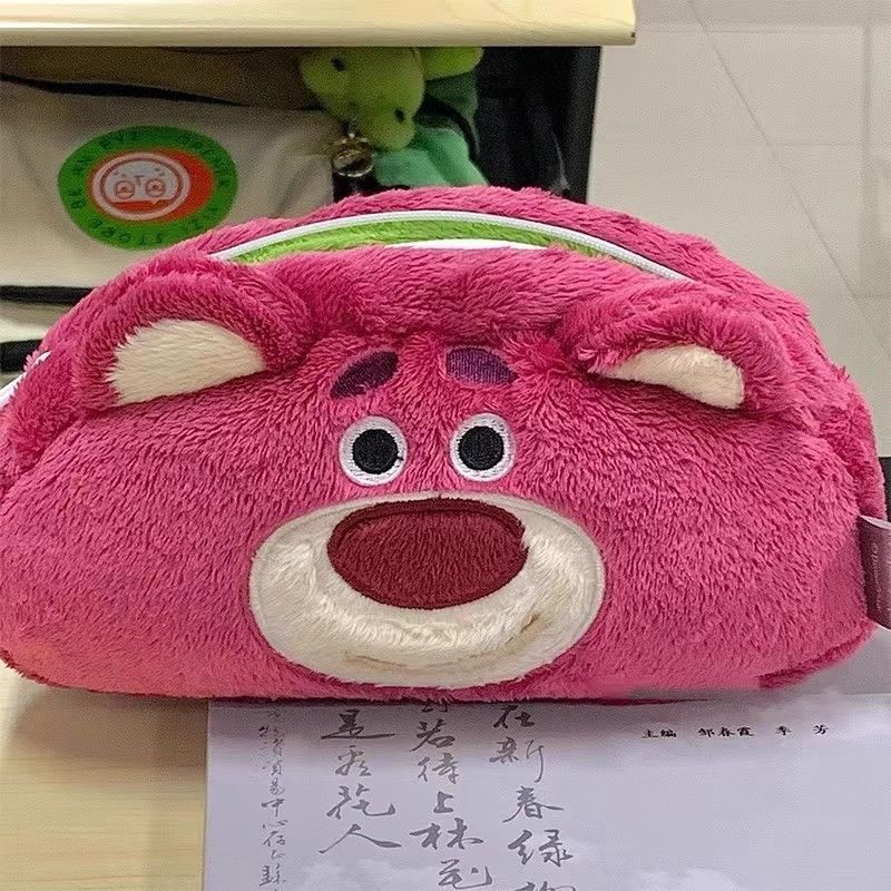 Túi bút bông lộn mặt Lotso & Alien