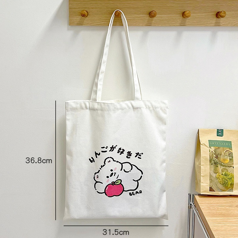 Totebag Động vật má hồng