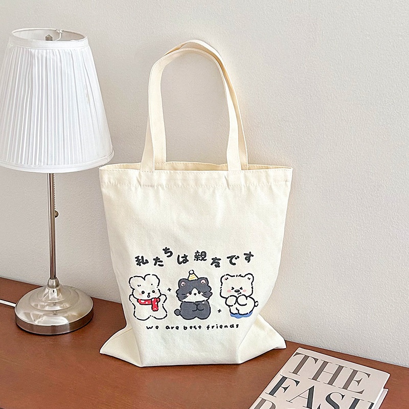 Totebag Động vật má hồng