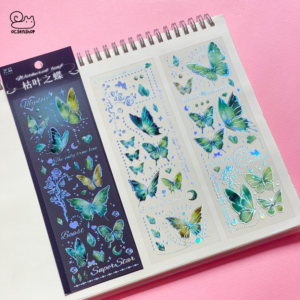 Set sticker Butterfly (3 tấm)