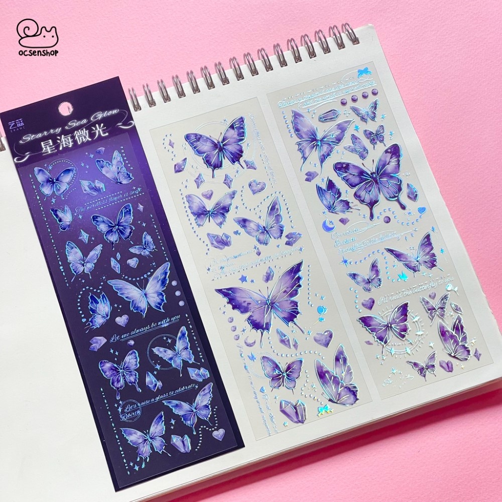 Set sticker Butterfly (3 tấm)