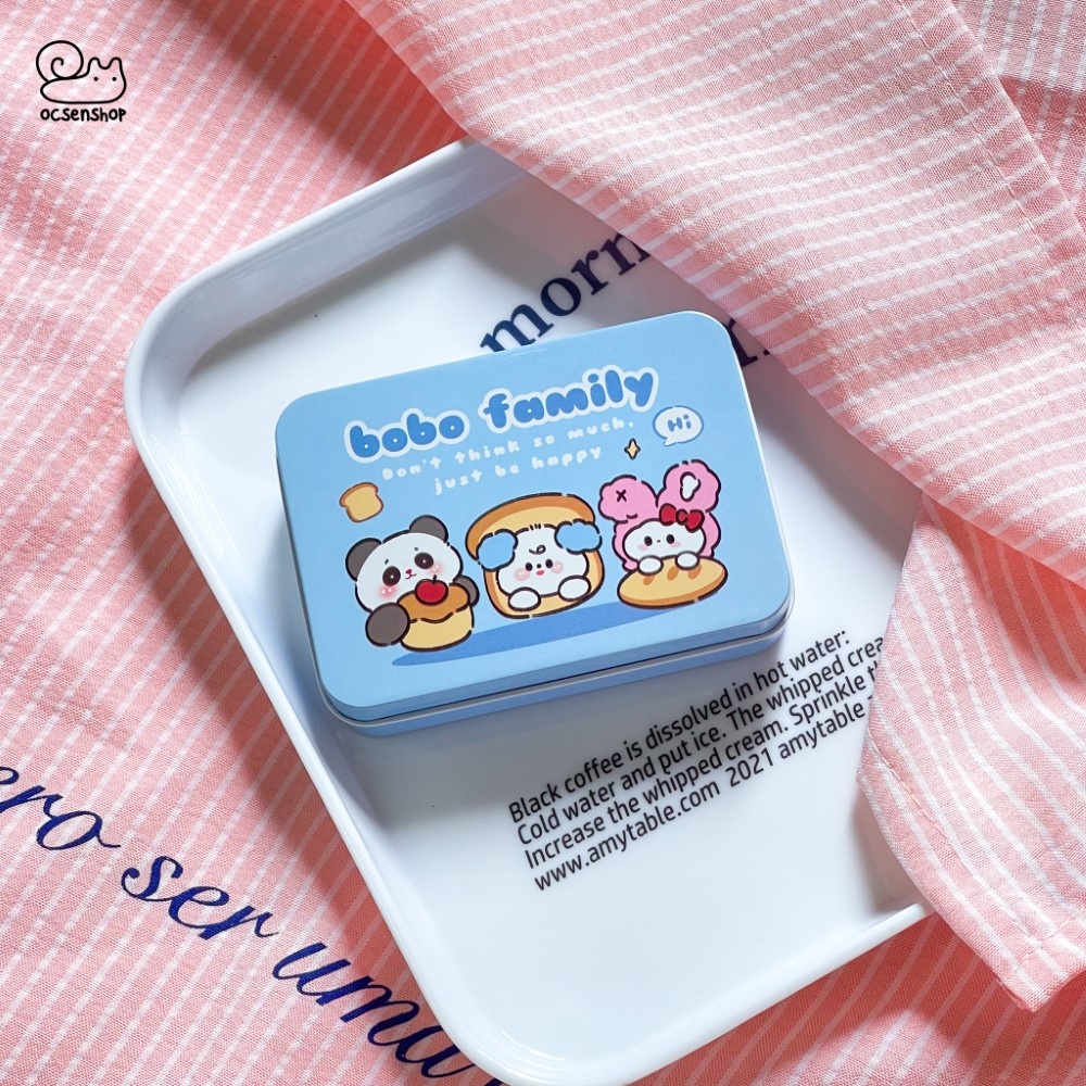 Hộp sắt đa năng Bobo family