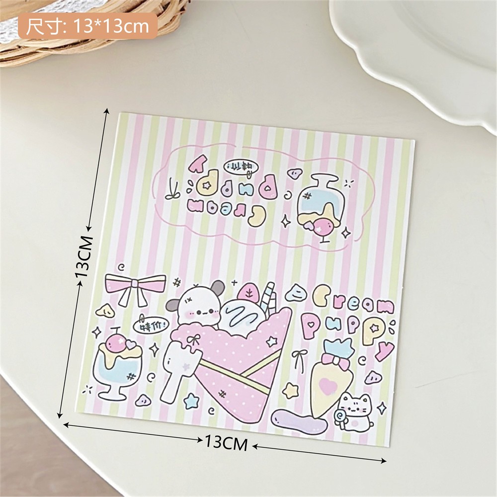 Tag đầu bấm Cartoon (13x6,5cm)