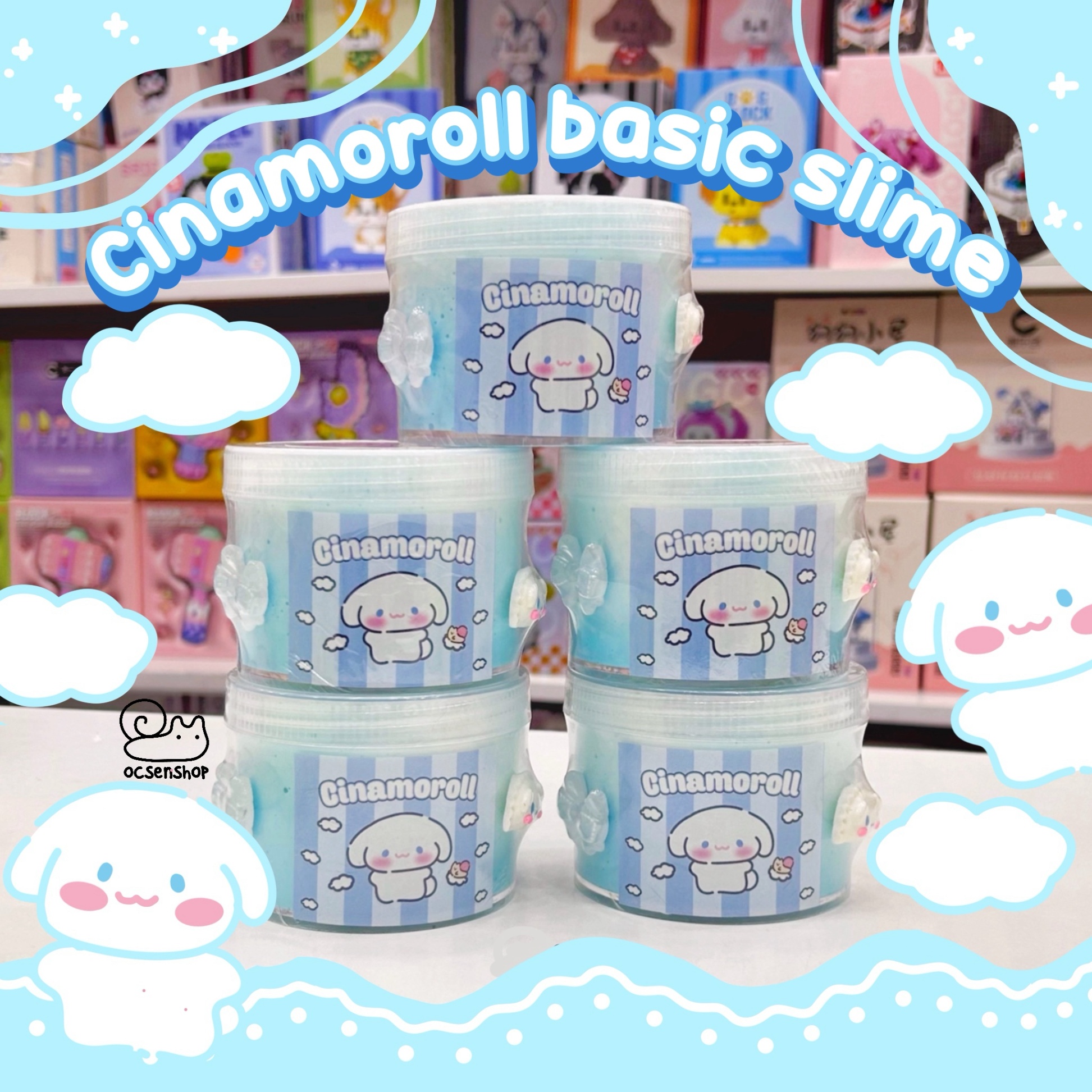 Slime Cinnamoroll (Basic slime) - 8oz