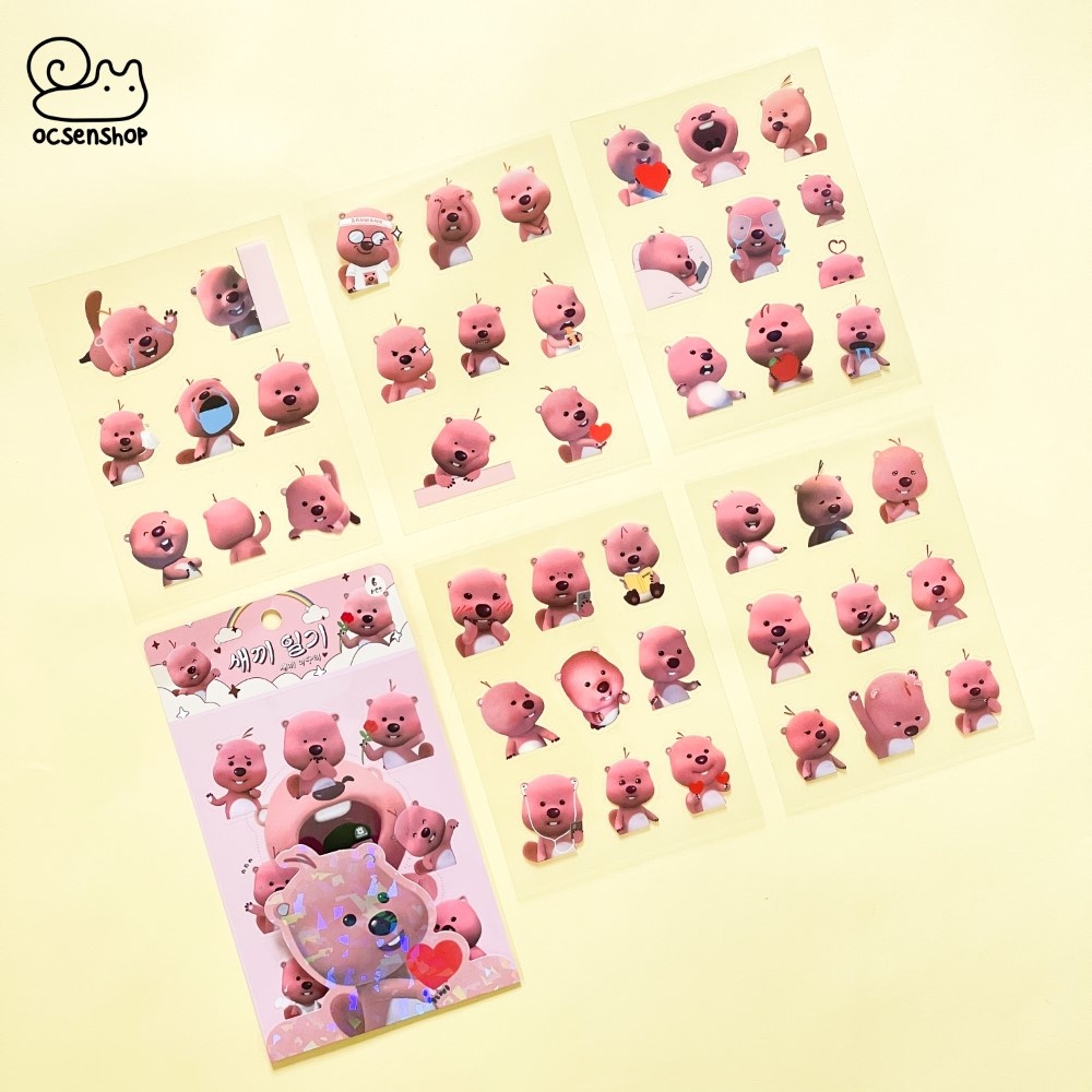 Set sticker Loopy (6 tấm)