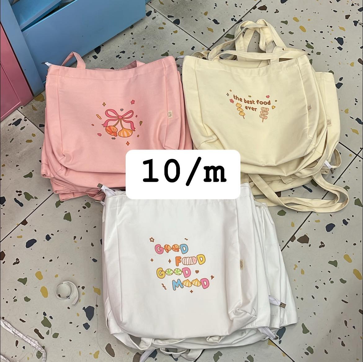 Totebag BST Xiên chiên (33x30x8cm)