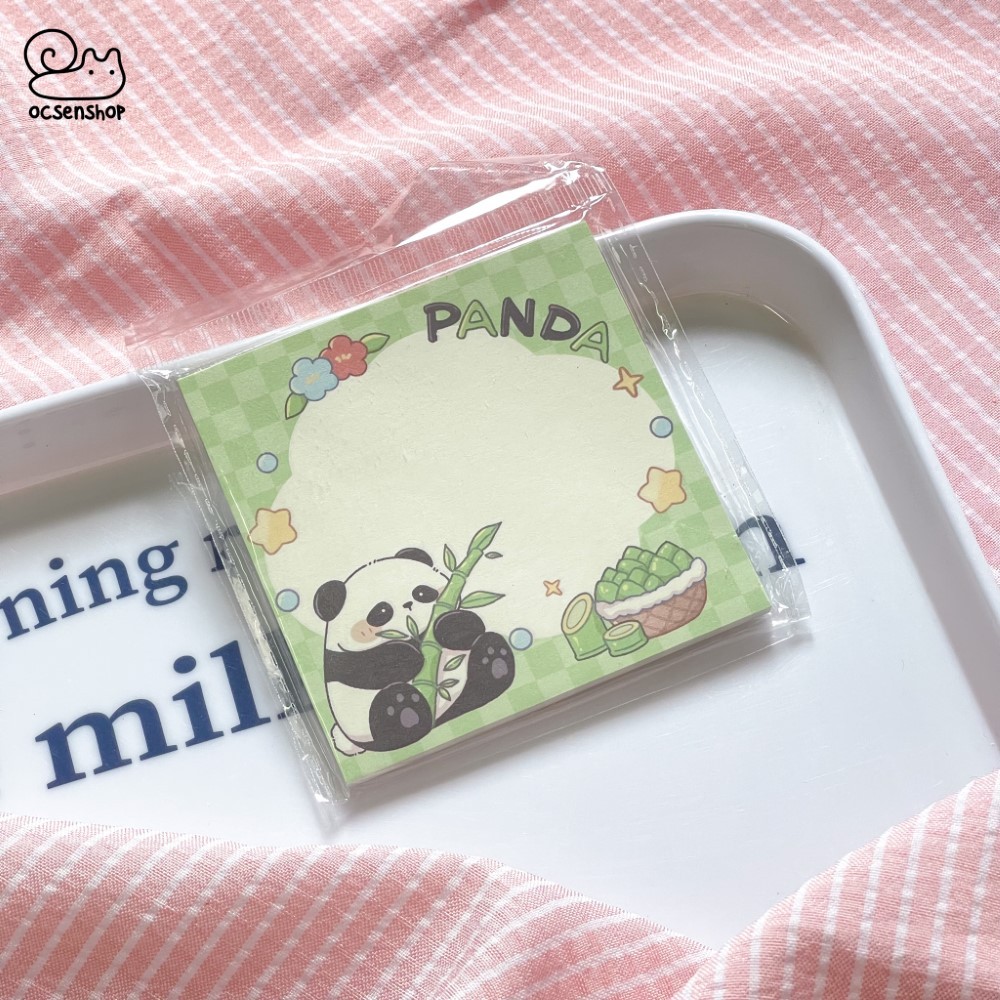 Note vuông Panda (8x8cm)